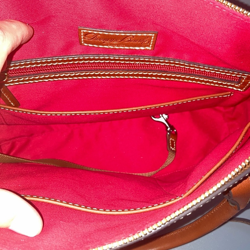 Elegant Blue and Brown Handbag - Picture 6 of 6